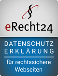 eRecht 24 Siegel - Datenschutzerklärung